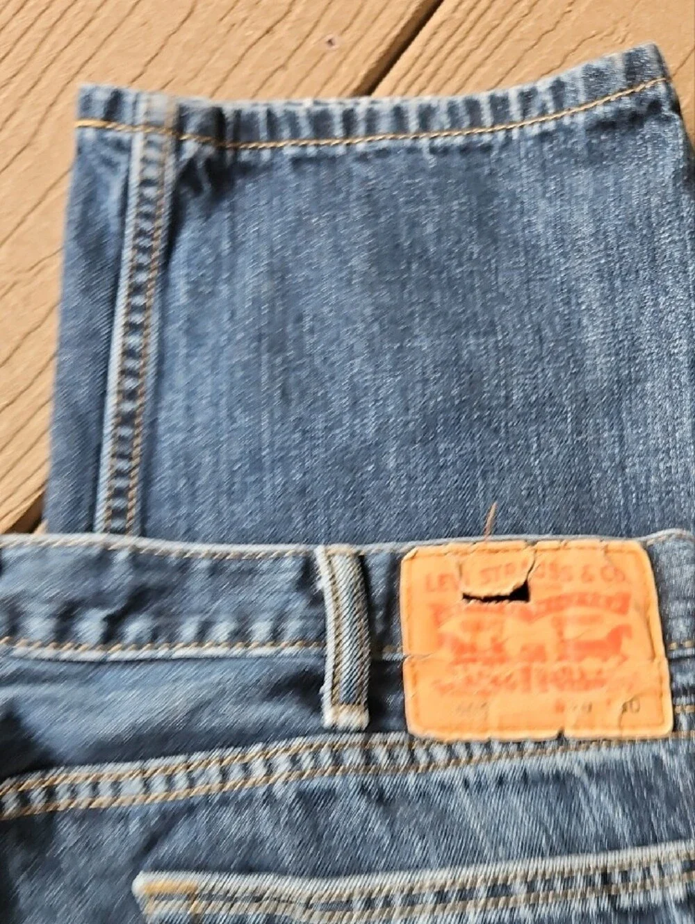 Levi's 505 Jeans W40 L30 Classic Blue Men's Denim Jeans